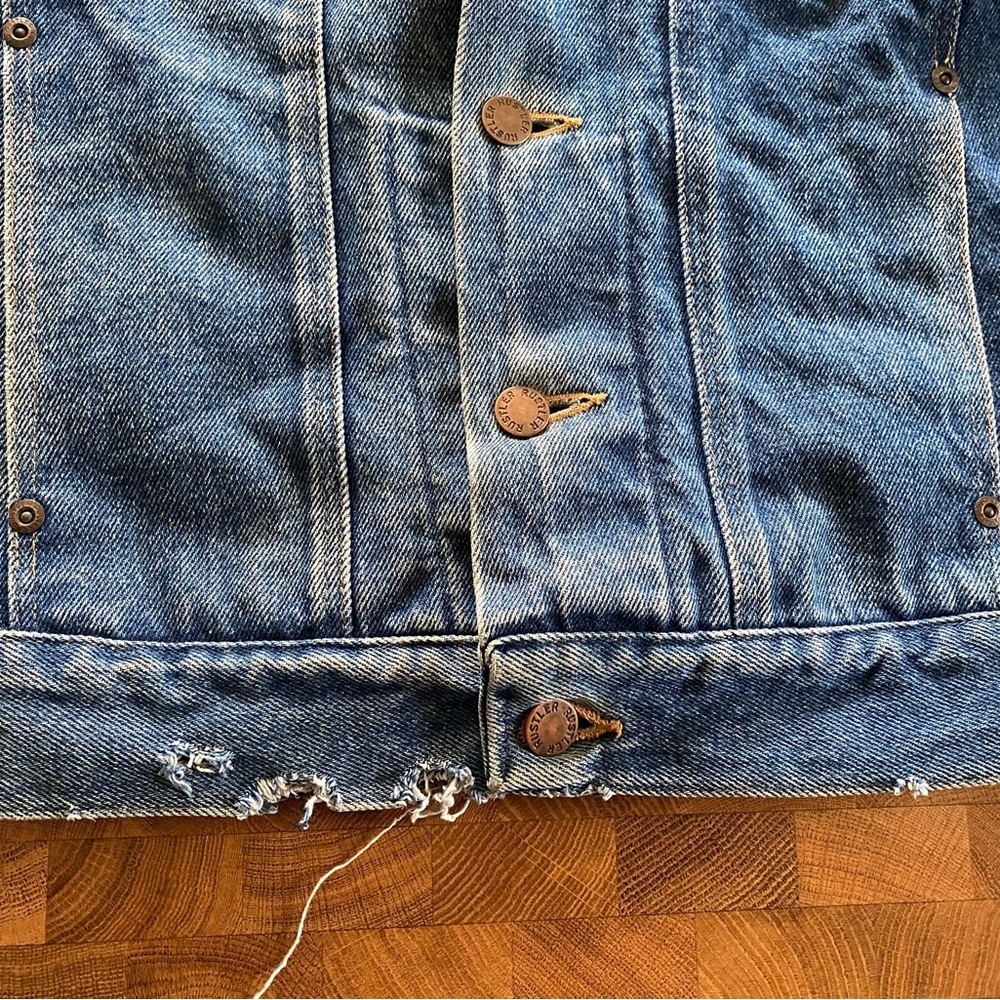 VINTAGE Rustler Jean Jacket - Picture 3 of 11